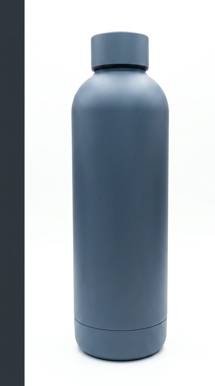 500ml Vacuum Insulated Stainless Steel Water Bottle | Thermo Flask Hot 8H & Cold 12H | Leak Proof Durable Matte Finish | Travel Gym Office Home