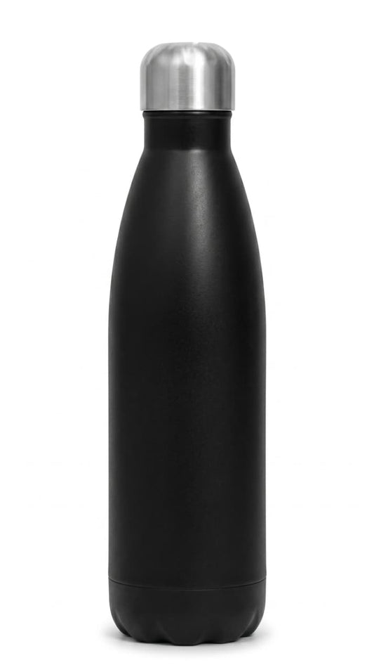 Stainless Steel Water Bottle Matte Black 500ml