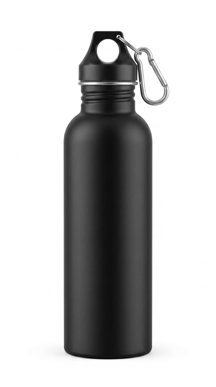 Classic Single Wall Stainless Steel Water Bottle with Leak Proof