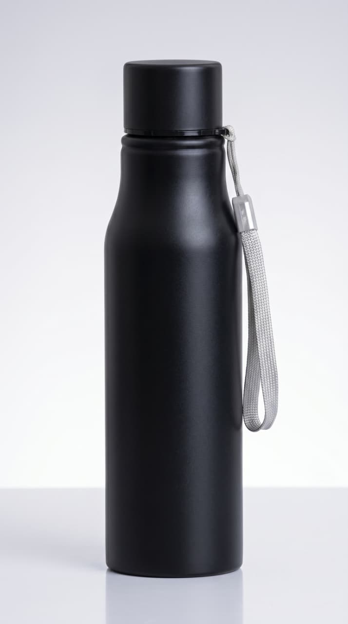 Stainless Steel Matt Finish Water Bottle-750ML, Single Wall Leak-Proof Gym and Sports Drink Sipper Bottle