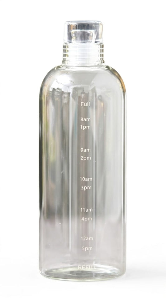 Borosilicate Glass Water Bottle 750 ml