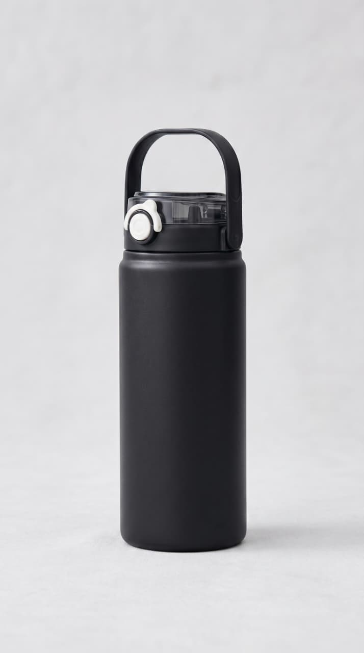Stainless Steel Water Bottle 1200ml | Double Wall Vacuum Insulated | Leak Proof Flip Lid with Handle | Hot & Cold 24 Hours