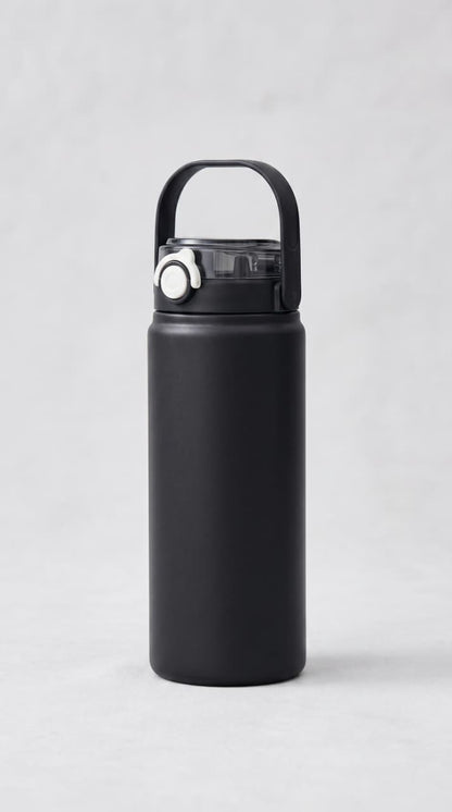 Stainless Steel Water Bottle 1200ml | Double Wall Vacuum Insulated | Leak Proof Flip Lid with Handle | Hot & Cold 24 Hours