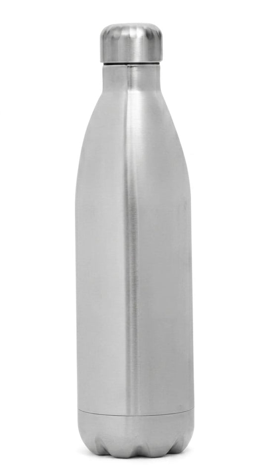 Stainless Steel Multipurpose Water Bottle | 8-10 Hours Hot or Cold Bottle Flask,750 ml | Leak-Proof bottle ( silver)