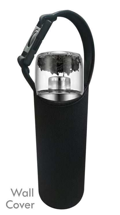 Borosilicate Glass Double Wall Tea Infuser Bottle