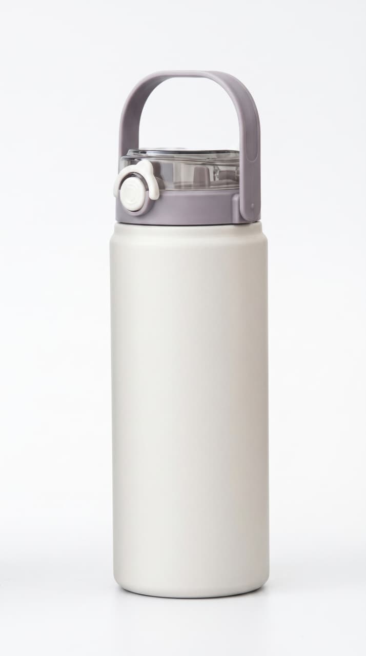 Stainless Steel Water Bottle 1200ml | Double Wall Vacuum Insulated | Leak Proof Flip Lid with Handle | Hot & Cold 24 Hours