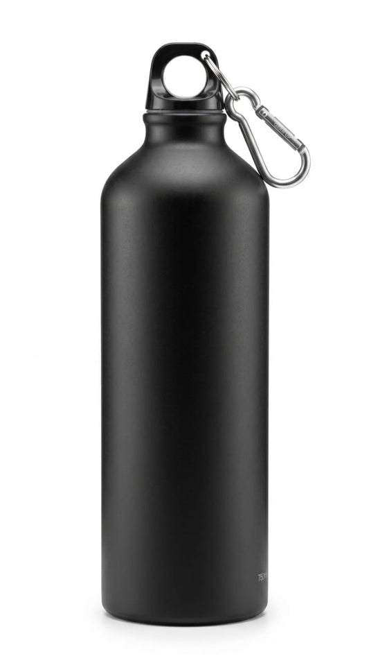 Velocity Black Stainless Steel Vacuum Flask, 750 ml