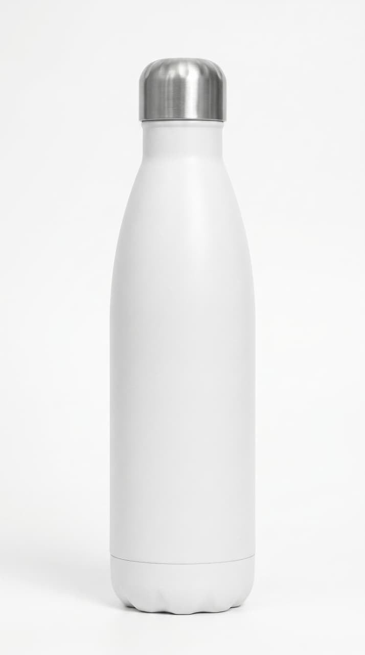 Stainless Steel Water Bottle Matte Black 500ml