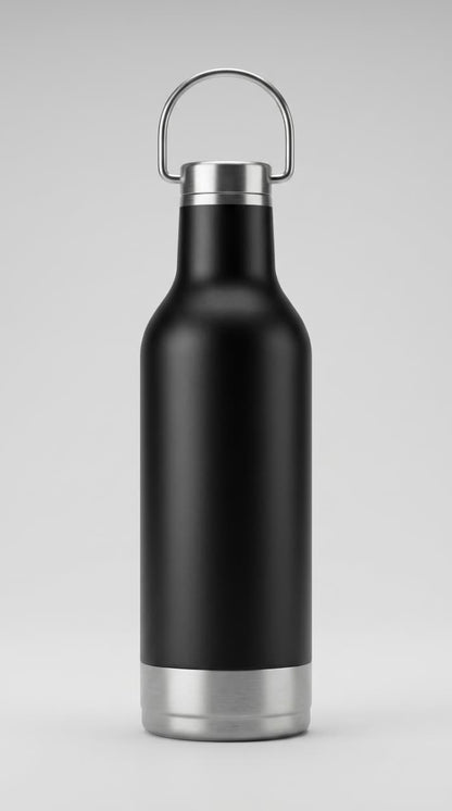 Stainless Steel Water Bottle 500ml | Leak Proof Metal Water Bottle for Gym, School, Office & Travel