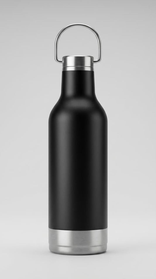 Stainless Steel Water Bottle 500ml | Leak Proof Metal Water Bottle for Gym, School, Office & Travel