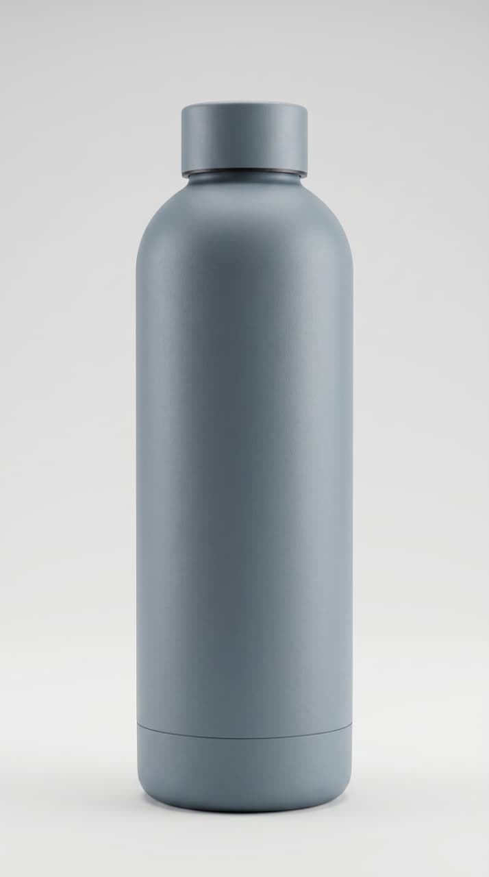 500ml Vacuum Insulated Stainless Steel Water Bottle | Thermo Flask Hot 8H & Cold 12H | Leak Proof Durable Matte Finish | Travel Gym Office Home