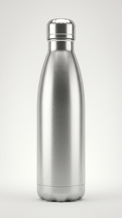 Stainless Steel Water Bottle Matte Black 500ml