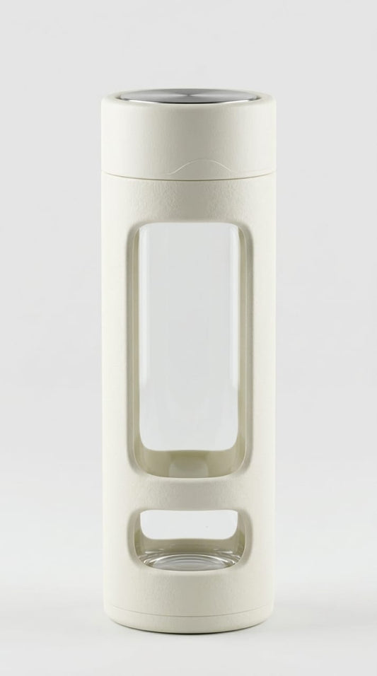 Blend Stainless Steel Glass Bottle with Pill Holder - Assorted