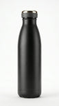 Stainless Steel Insulated Water Bottle, Black, 500ml, Vacuum Insulated, Leakproof, Keeps Cold 24 hrs and Hot 12 hrs