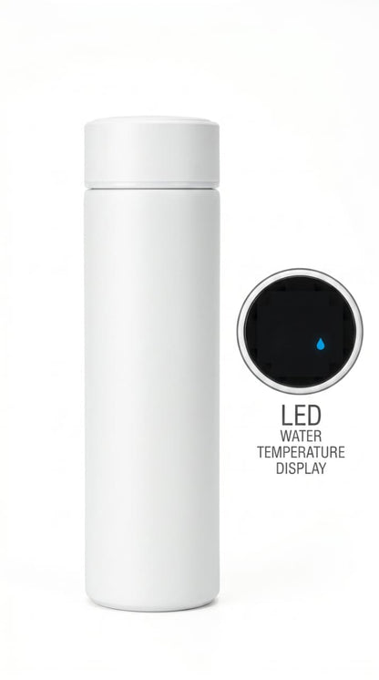 Smart Temperature Bottle - 450ML Stainless Steel Vacuum Flask with LCD Display for Hot Cold Drinks
