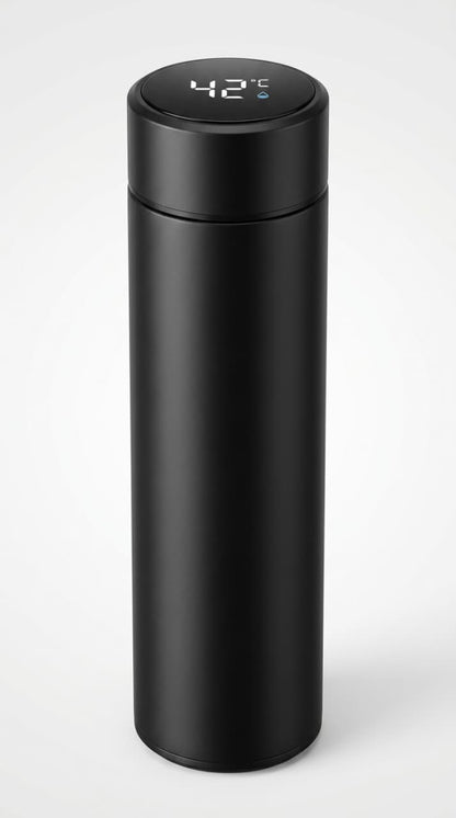Smart Temperature Bottle - 450ML Stainless Steel Vacuum Flask with LCD Display for Hot Cold Drinks