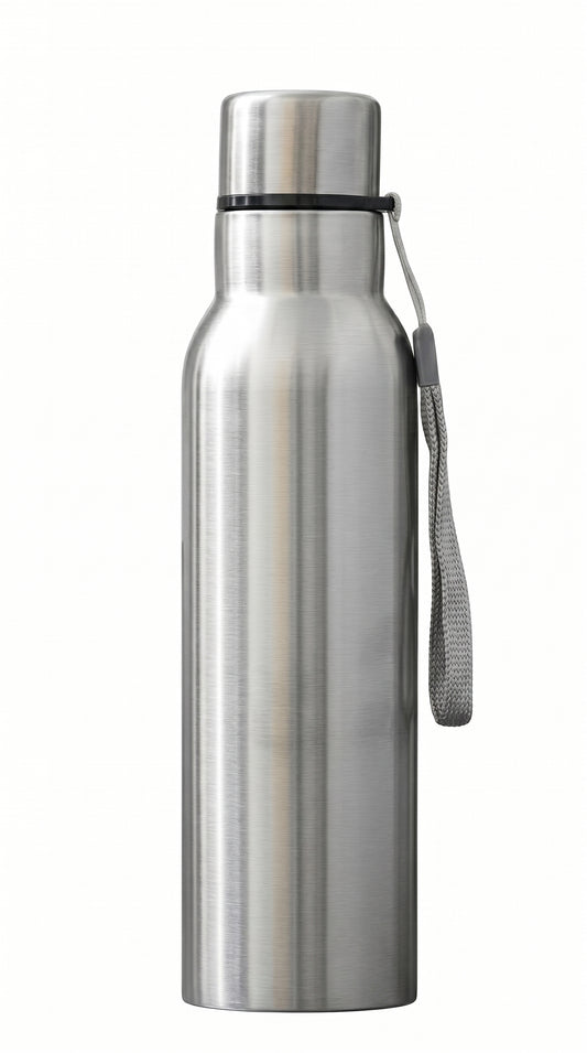 Silver Stainless Steel Water Bottle 750 ML