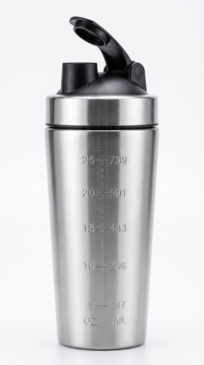 Stainless Steel Gym Shaker, Capacity: 750 mL