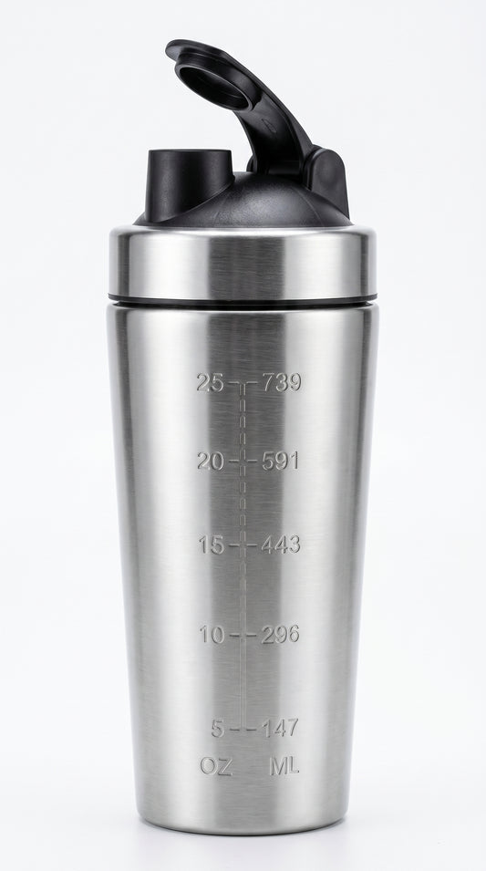 Stainless Steel Gym Shaker, Capacity: 750 mL
