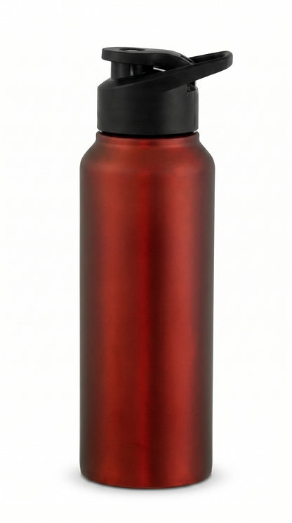 Stainless Steel Water Bottle 1000 ml Gym Sipper Black Color - BPA Free, Food Grade Quality