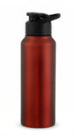 Stainless Steel Water Bottle 1000 ml Gym Sipper Black Color - BPA Free, Food Grade Quality