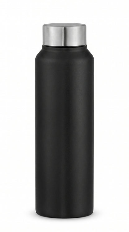 STAINLESS STEEL FRIDGE BOTTLE IN BLACK COLOR FOR DAILY USE IN HOME AND OFFICE 1000 ML