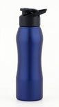 Stainless Steel Water Bottle 750 ml Gym Sipper Blue Color - BPA Free, Food Grade Quality