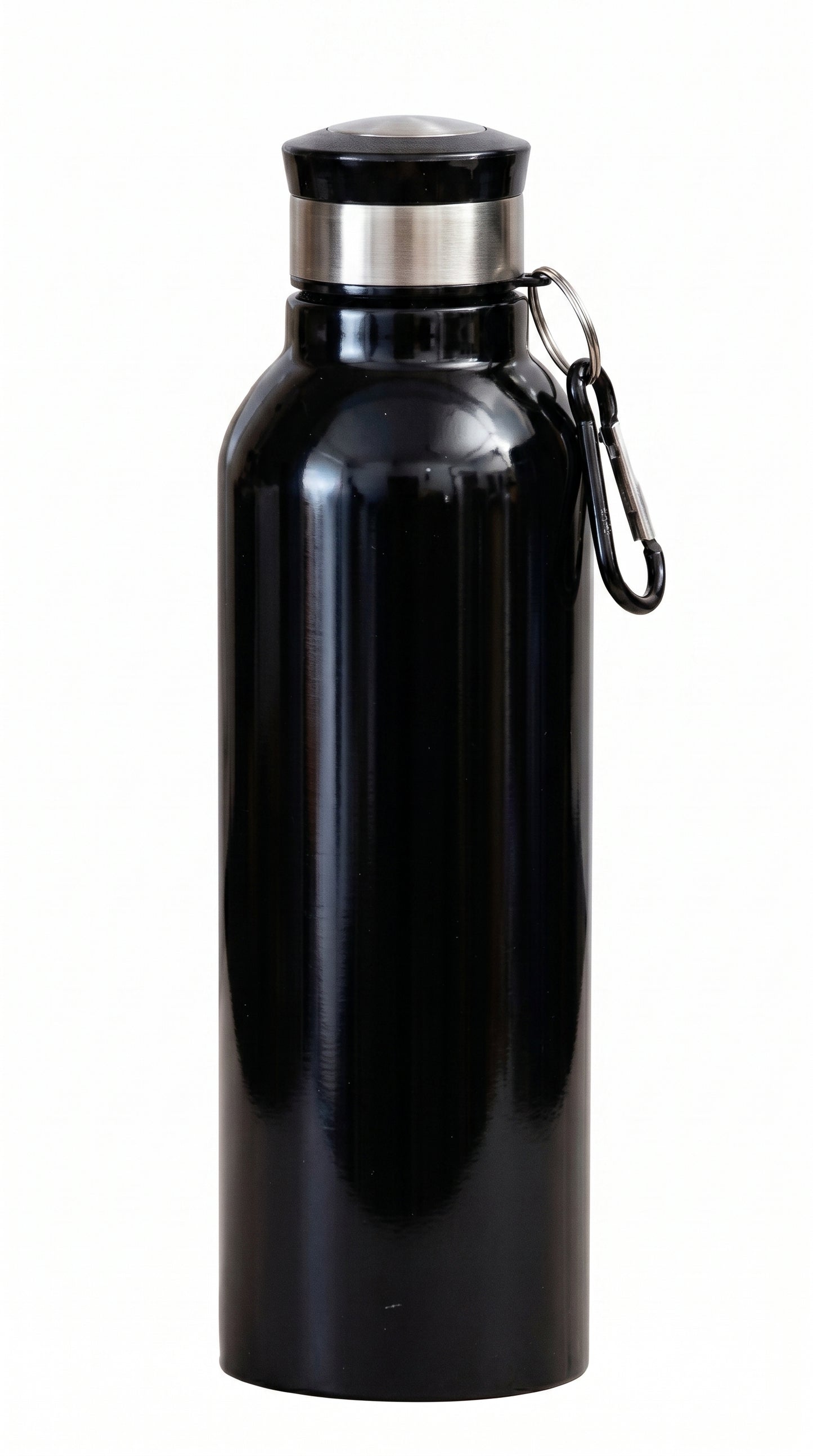 Stainless Steel Water Bottle With Carabiner Insulated Bottle, Capacity: 750 mL