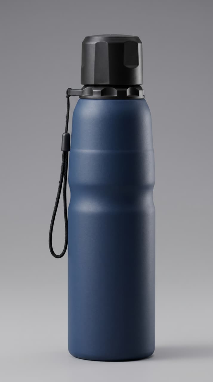 750ml Stainless Steel Single Wall Drinking Water Bottle